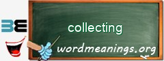 WordMeaning blackboard for collecting